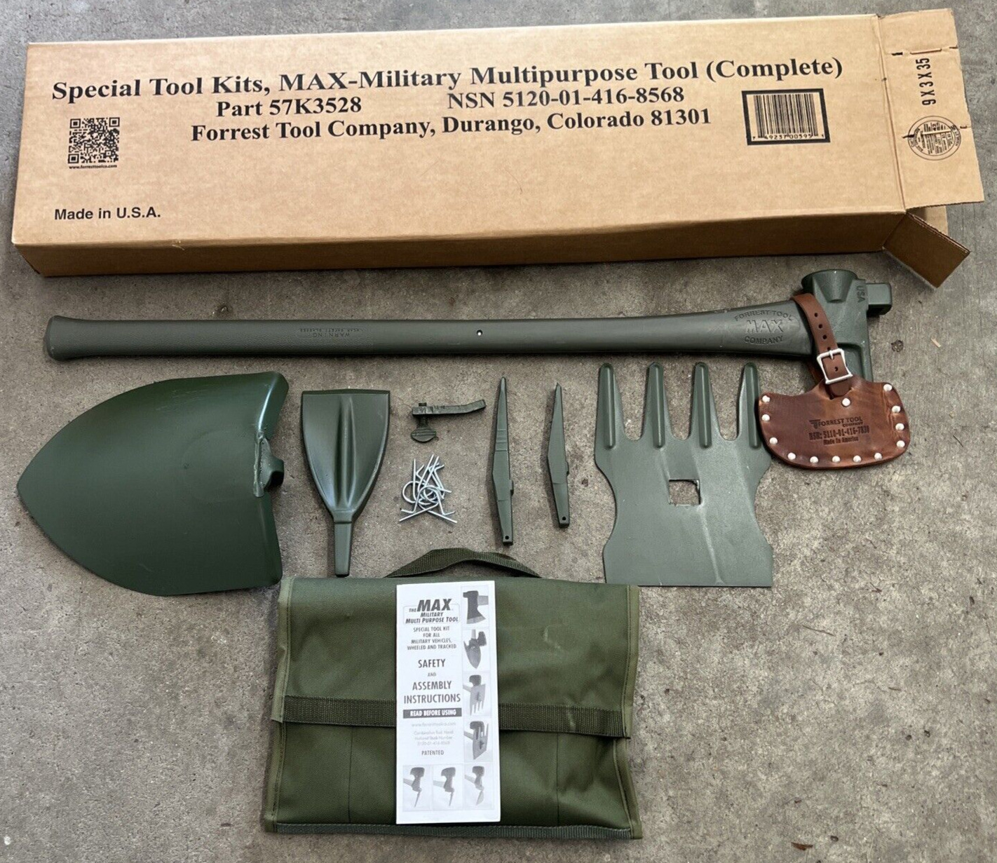 Forrest Tool Company MAX Military Multipurpose Tool Cag Sof Devgru Seal
