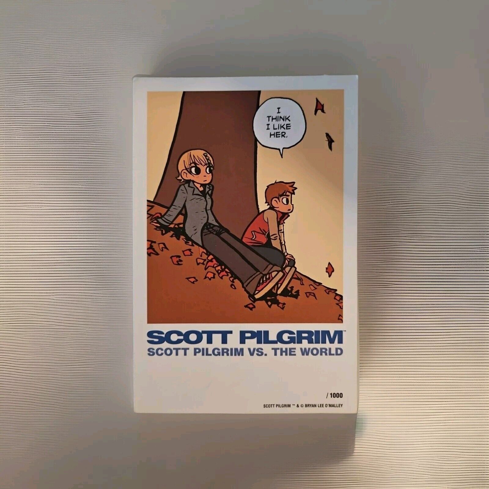 Scott Pilgrim & Bryan Lee O'malley /1000 card Scott Pilgrim Vs. The World