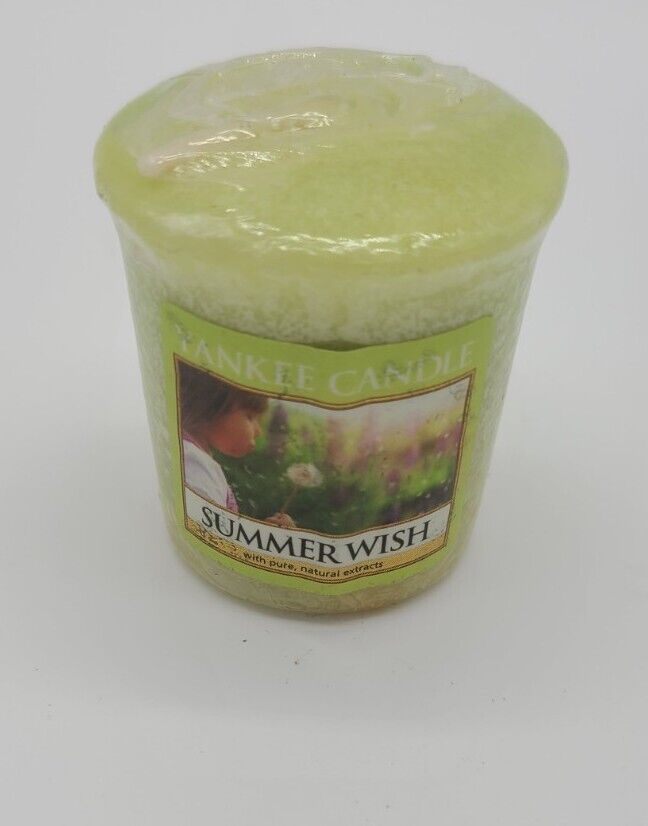 NEW Yankee Candle SUMMER WISH Votive Candle 1.75 oz RETIRED SCENT