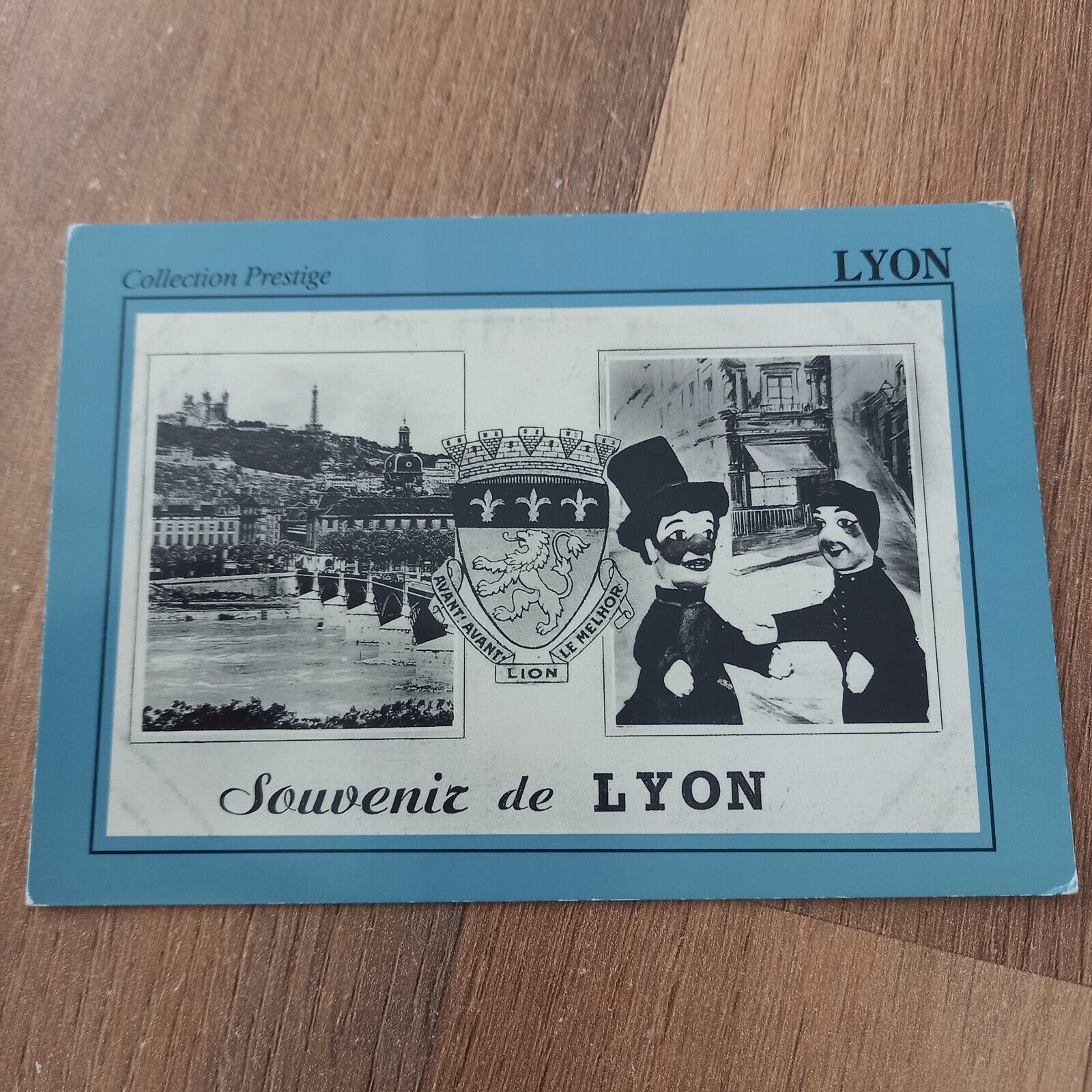 Lyon Souvenir Postcard with Guignol