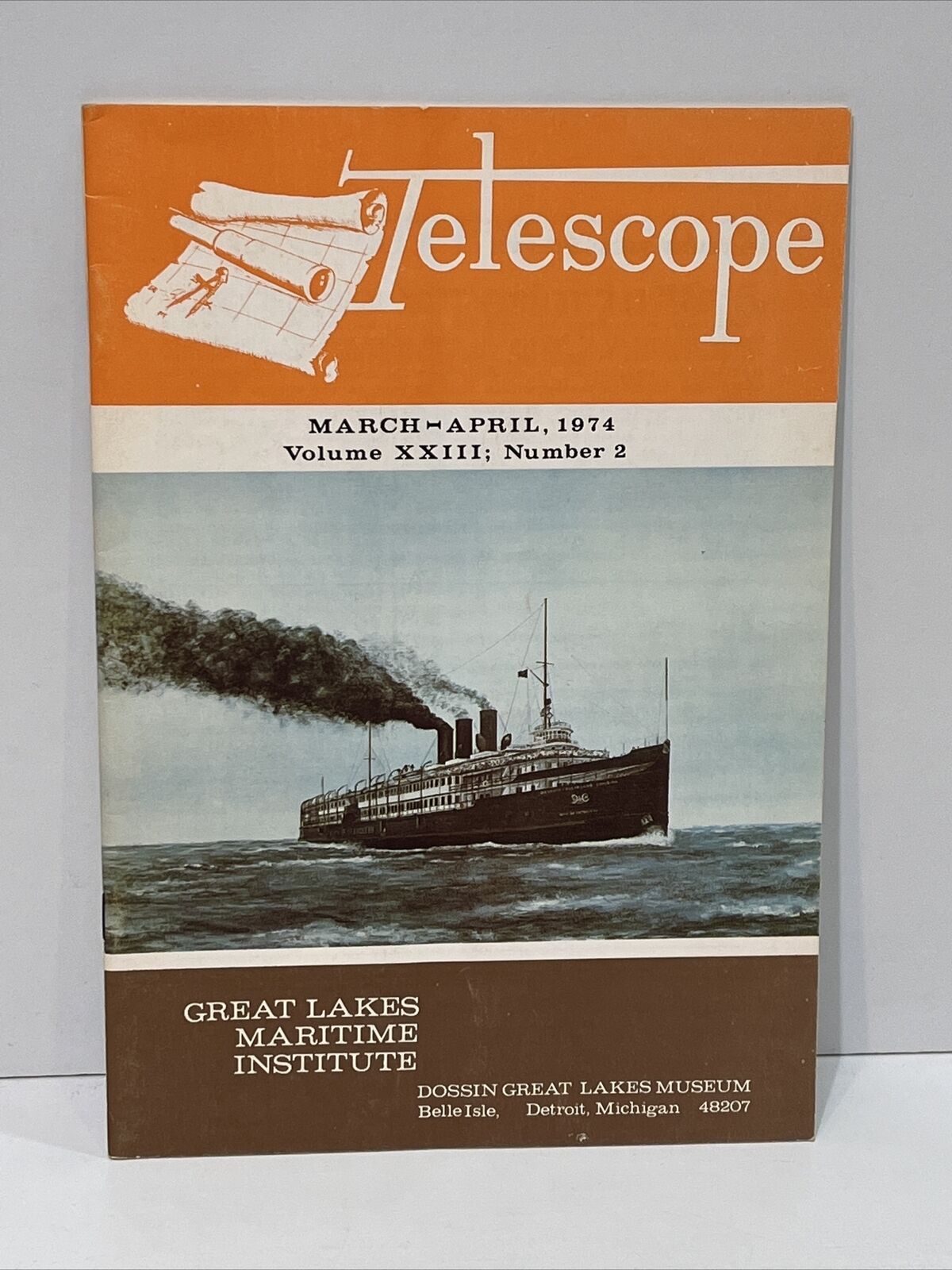 Telescope Journal Great Lakes Maritime Institute Dossin Museum 1974 Number 2