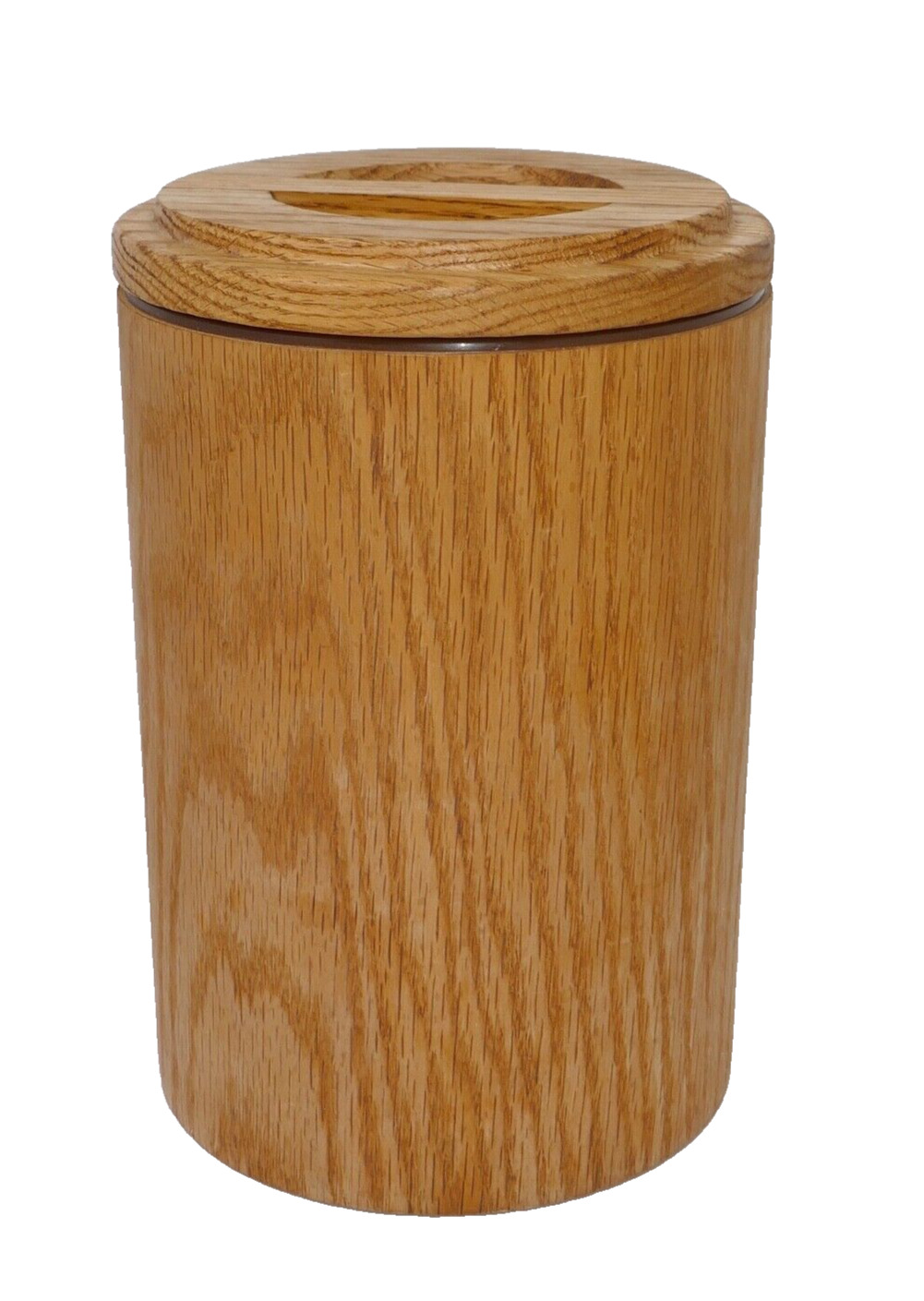  Cornwall Soft Touch Oak Wood Grain Kitchen Canister Container USA