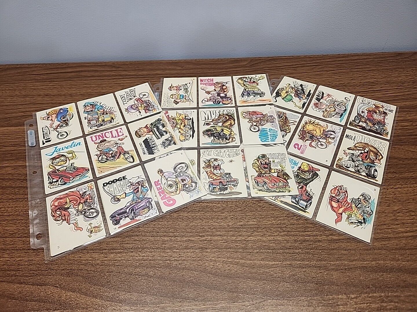 (49) Donruss 1970\'s Odd Rods Sticker Trading Cards ~ Very Good ~ Vintage