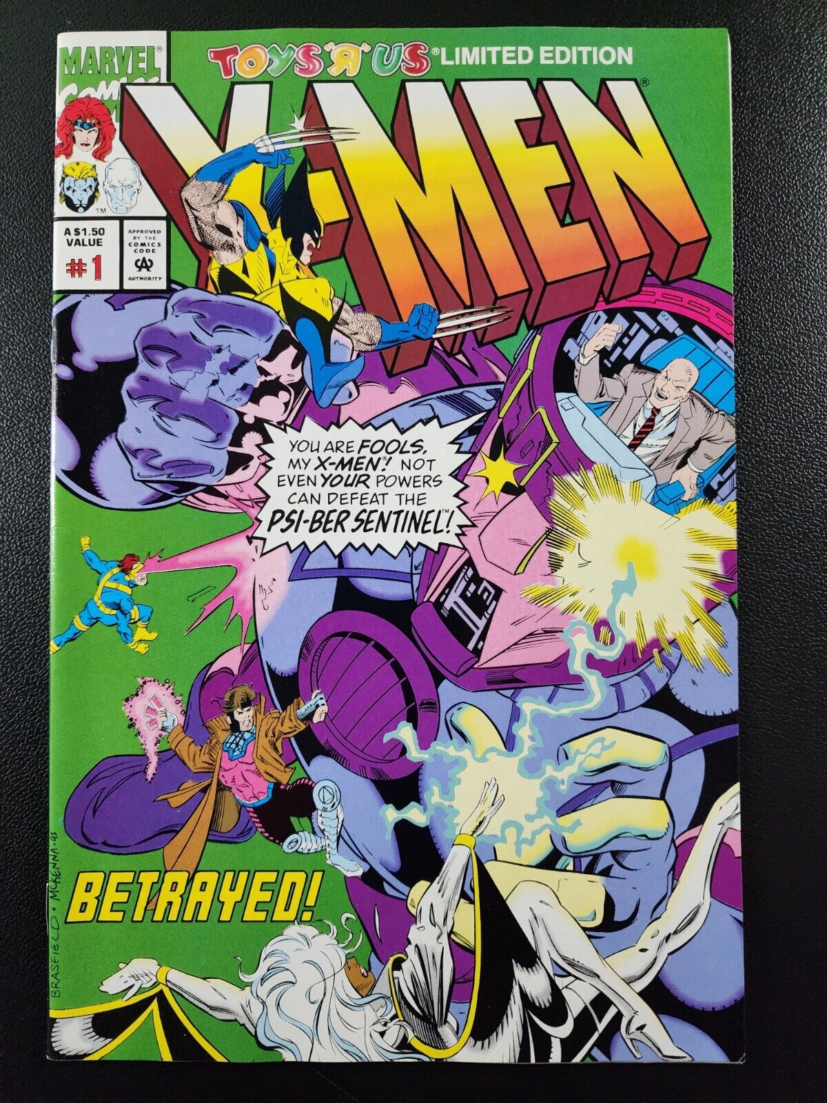X-MEN Toys-R-Us Limited Edition #1  VF/NM  Marvel Comics 1993
