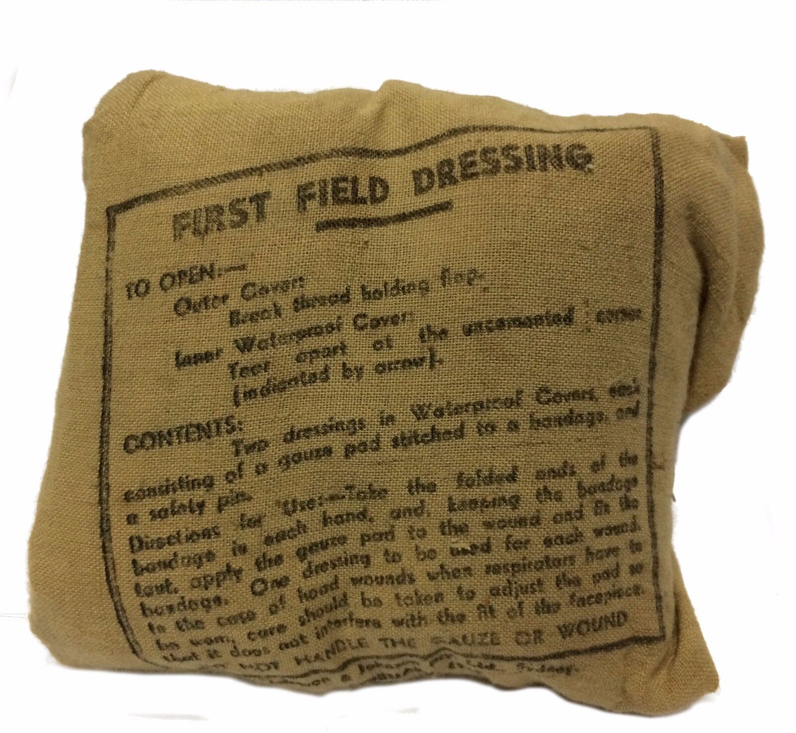 WW2 First Field Dressing British M1937
