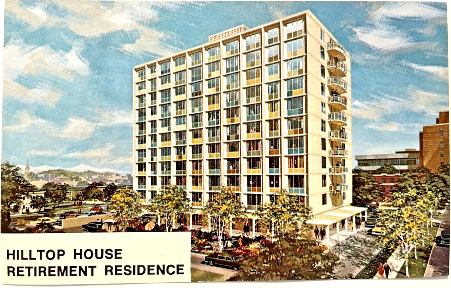 Seattle Washington Hilltop House Retirement Residence Seniors Postcard