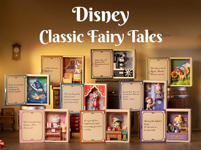 Pop Mart Disney Classic Fairy Tale Series Assorted Box 8 Figures Sealed 2023 New