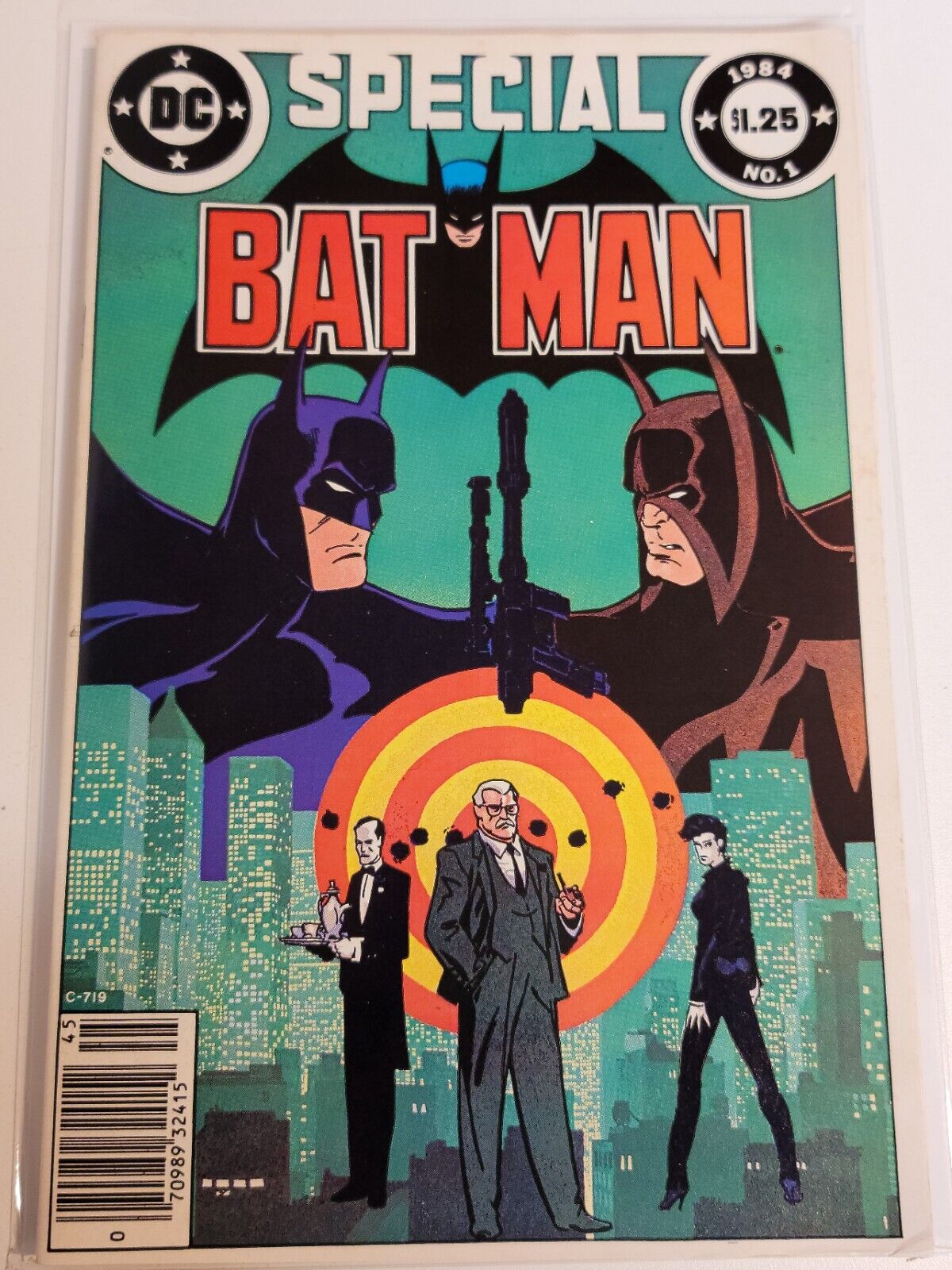 Batman Special # 1 1984 Key Issue 1st App Wrath Mike Barr Newsstand ED Copy