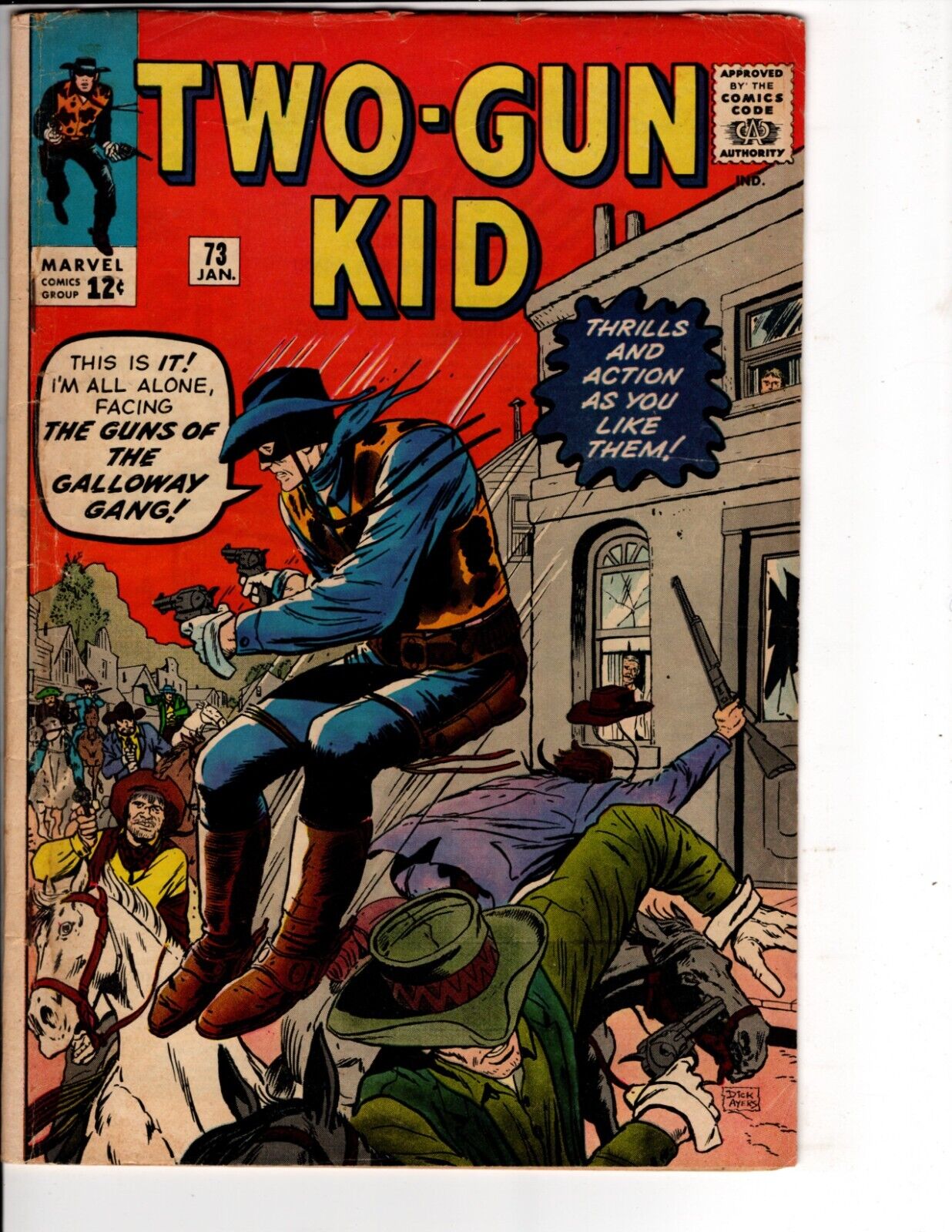 Two-Gun Kid #73 Western Comic Book Marvel 1965 Stan Lee / Dick Ayers