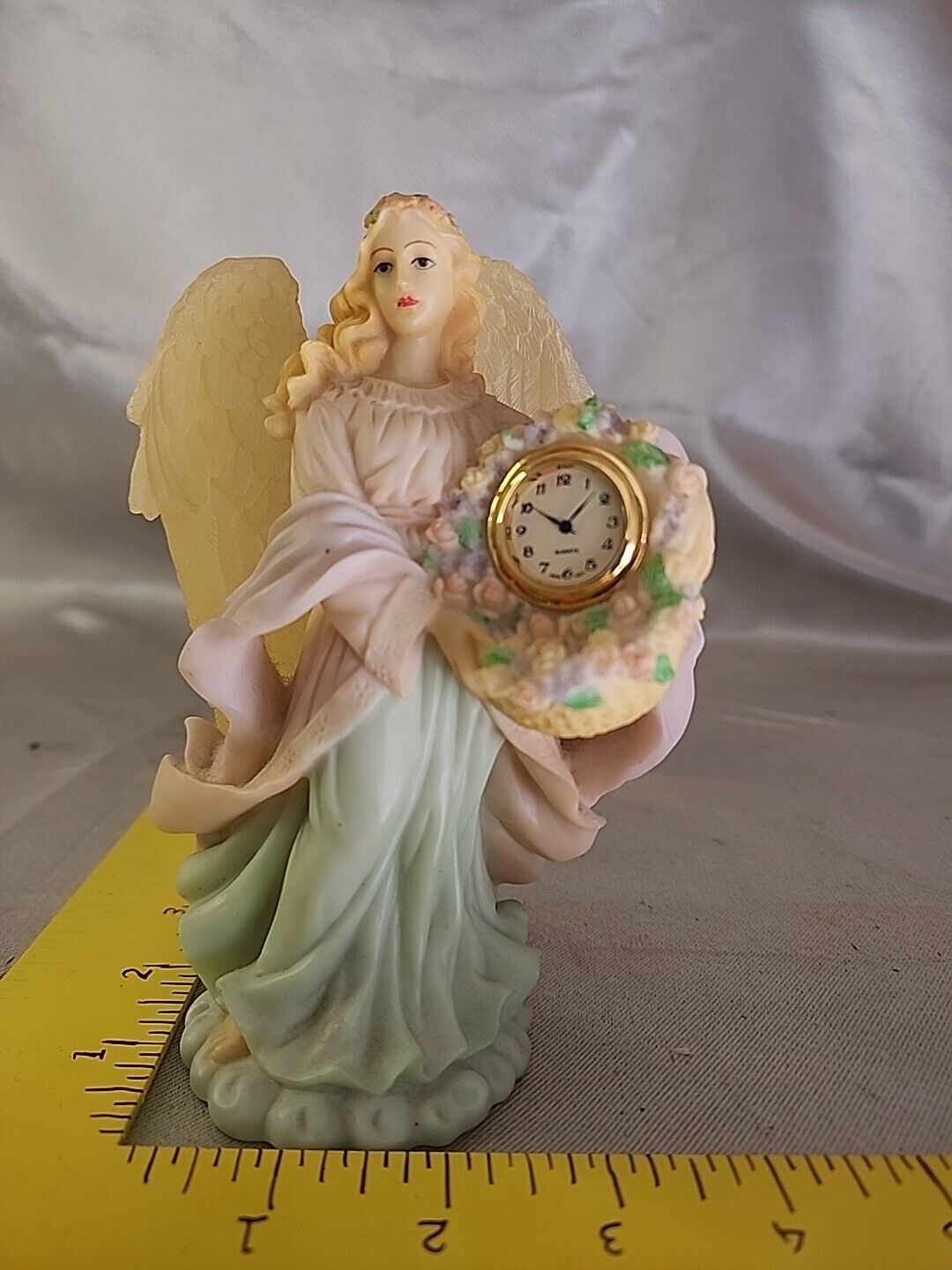Rare Vintage Angel Collectible Quartz Clock. Angel Of The Month