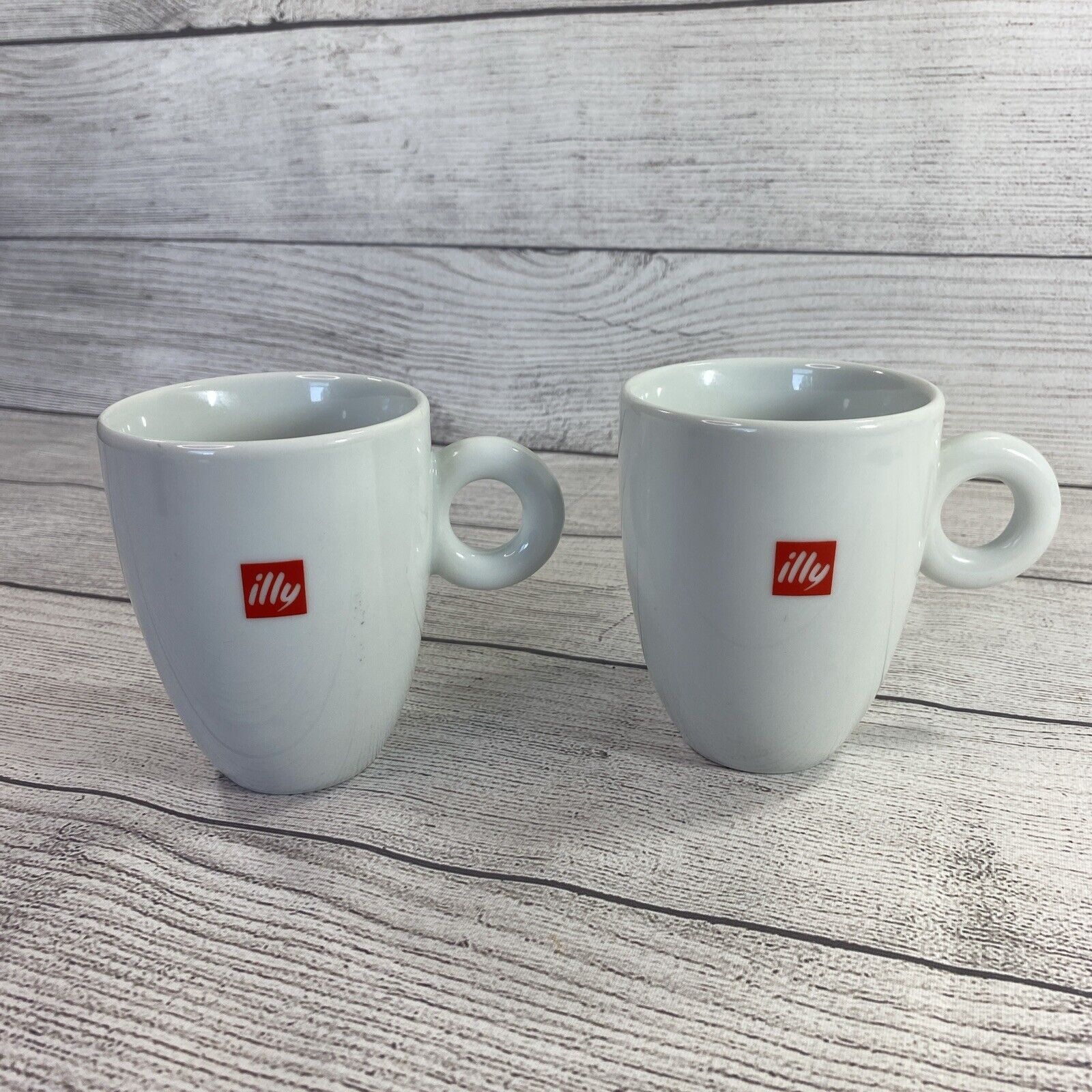 illy White Red 8oz. Coffee Cup \
