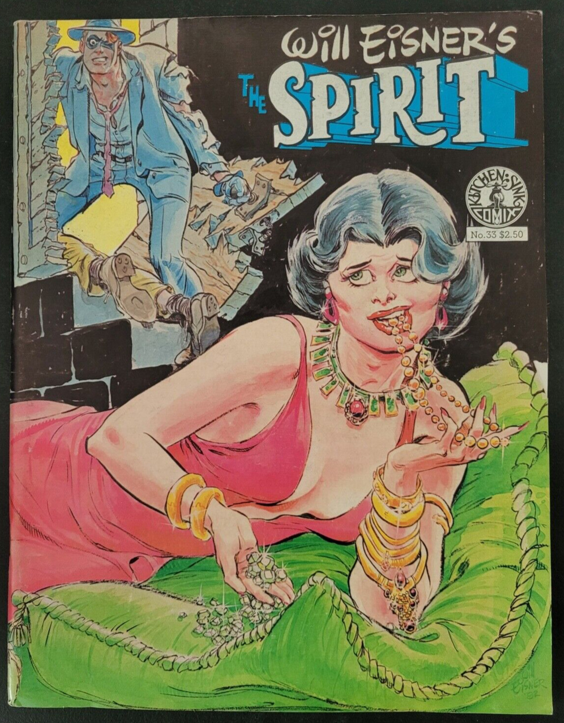 WILL EISNER\'S THE SPIRIT MAGAZINE #33 FEBRUARY 1982 KITCHEN SINK COMIX