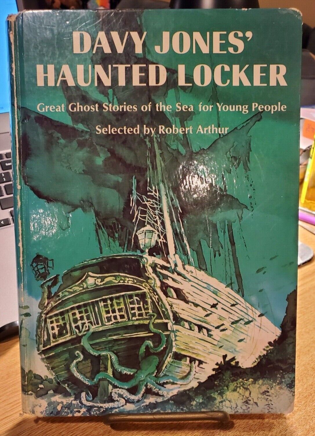 Davy Jones\' Haunted Locker vintage hardcover book 1965 Robert Arthur ghost story
