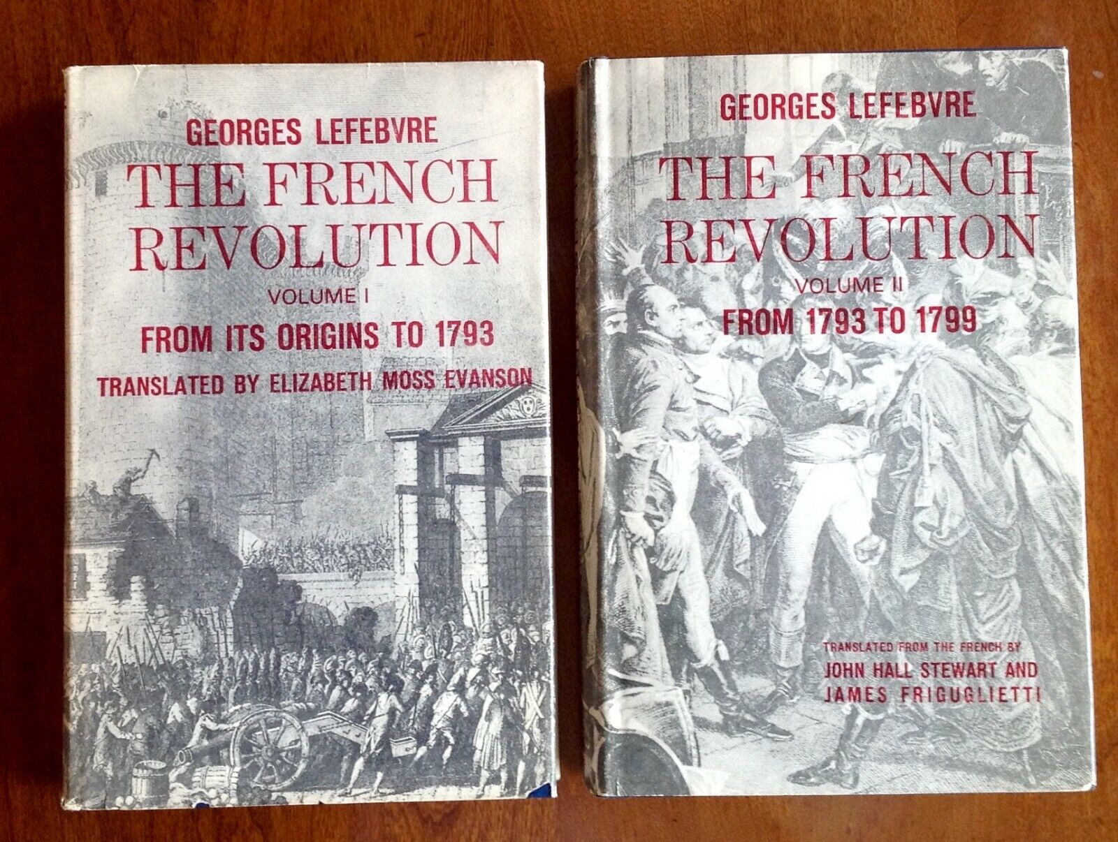 THE FRENCH REVOLUTION Origins & 1793-1799 [2 VOL SET]  FINE/VERY GOOD DJs