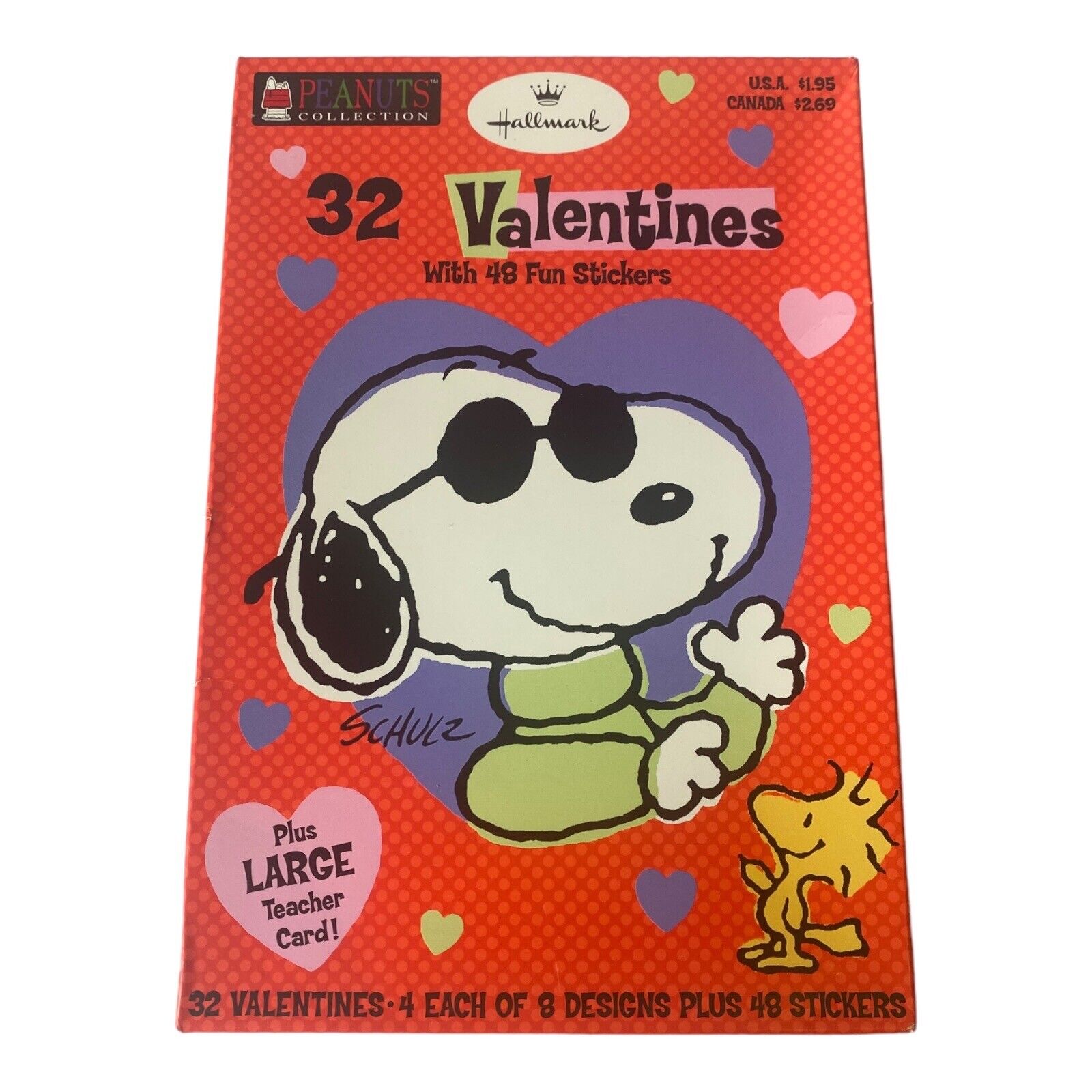 Vintage Hallmark Peanuts Collection 32 Snoopy Valentines Sealed NOS NEW Rare