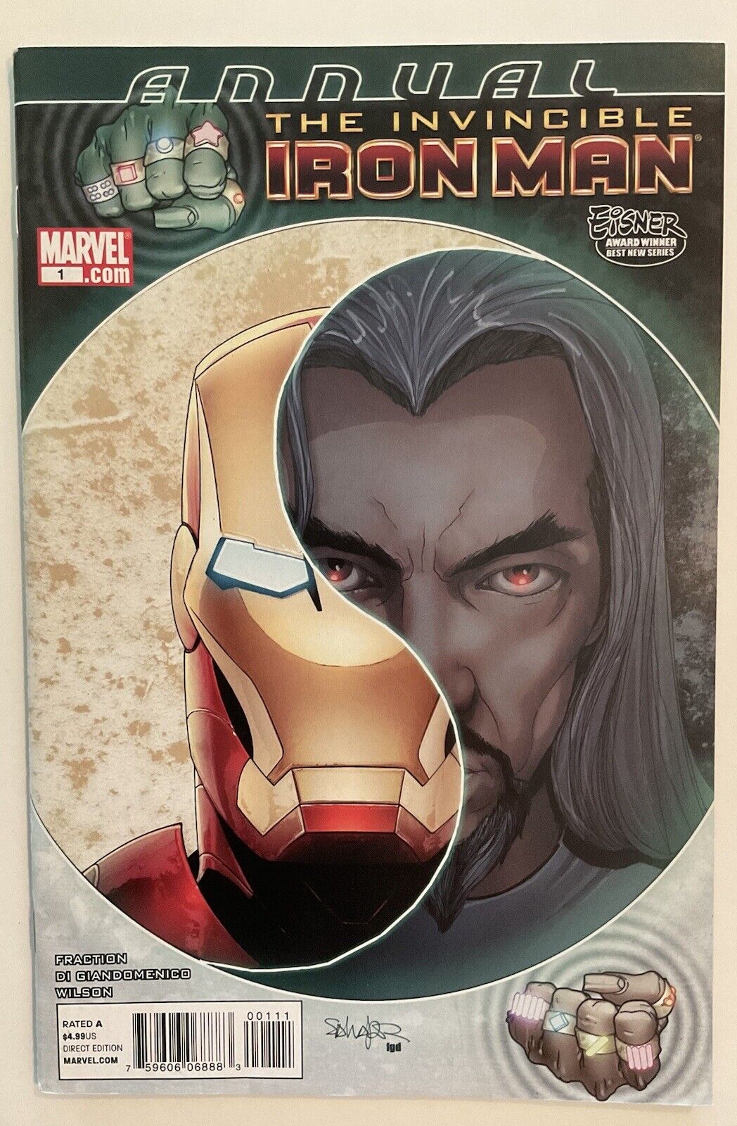 INVINCIBLE IRON MAN ANNUAL #1 ~ 2010 MARVEL ~ COVER 1A ~ NEAR MINT ~ SEE PICS