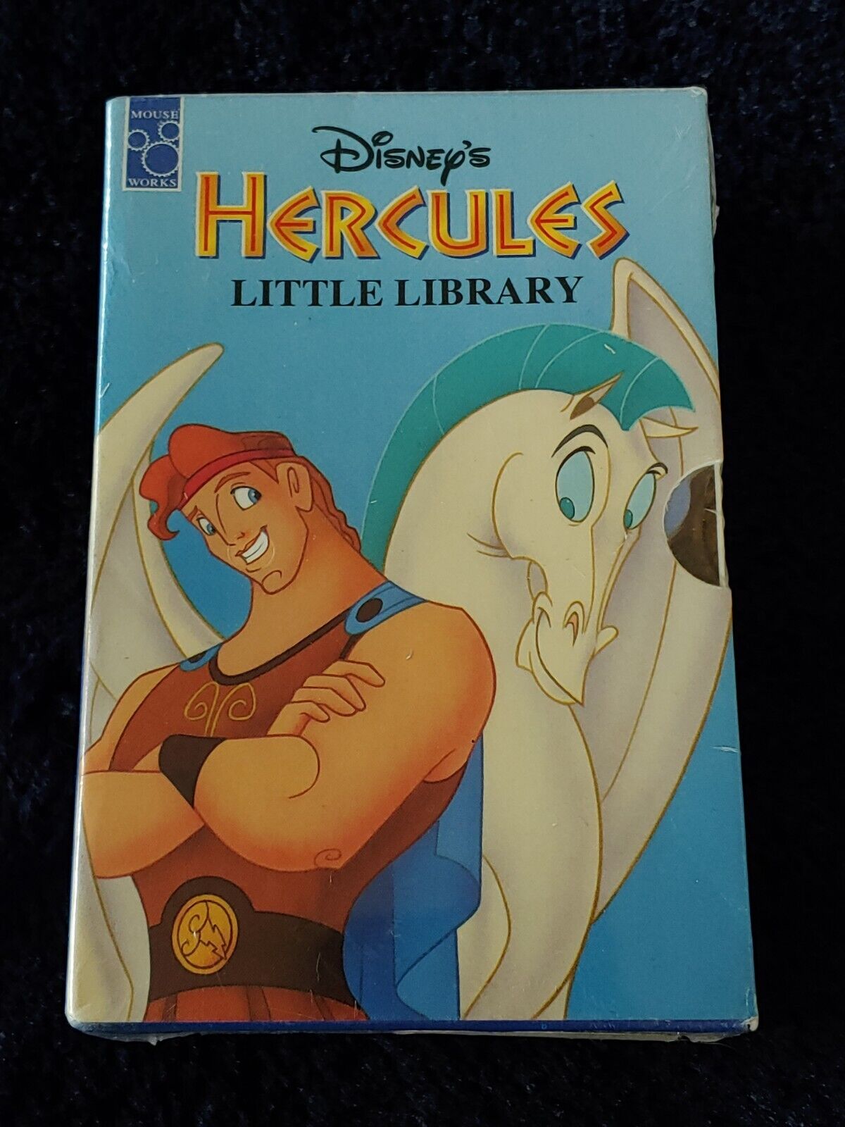 Disney\'s Hercules little library mouse works 4 Box book Set New