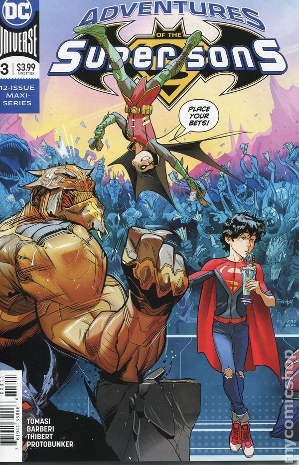 Adventures of the Super Sons #3 VF 2018 Stock Image