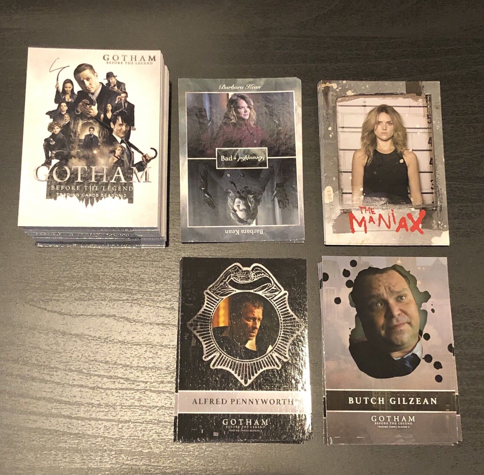 Cryptozoic Gotham Season 2 Complete Base And Insert Sets (100 Cards)