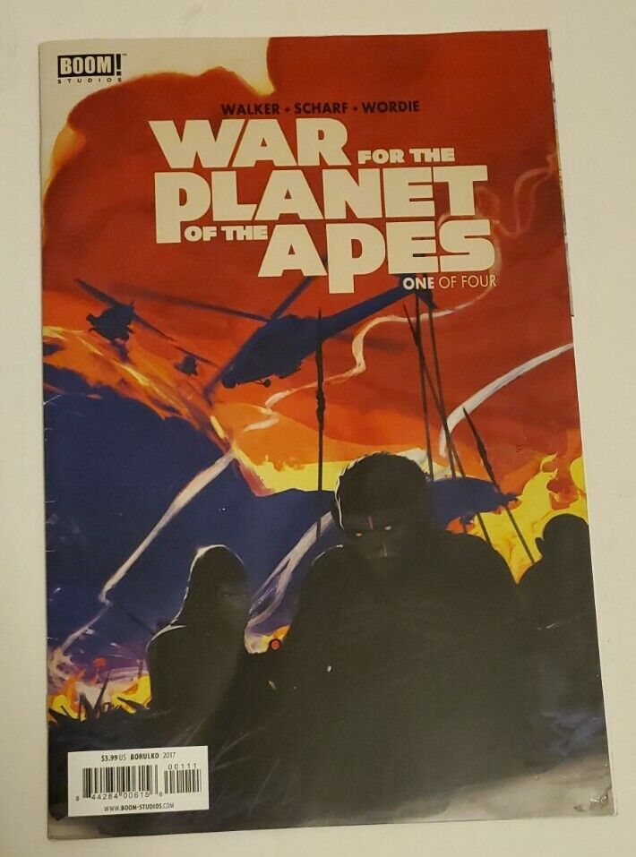 2017, War for the Planet of the Apes 1 of 4. Boom Studios Comics. Comic Book