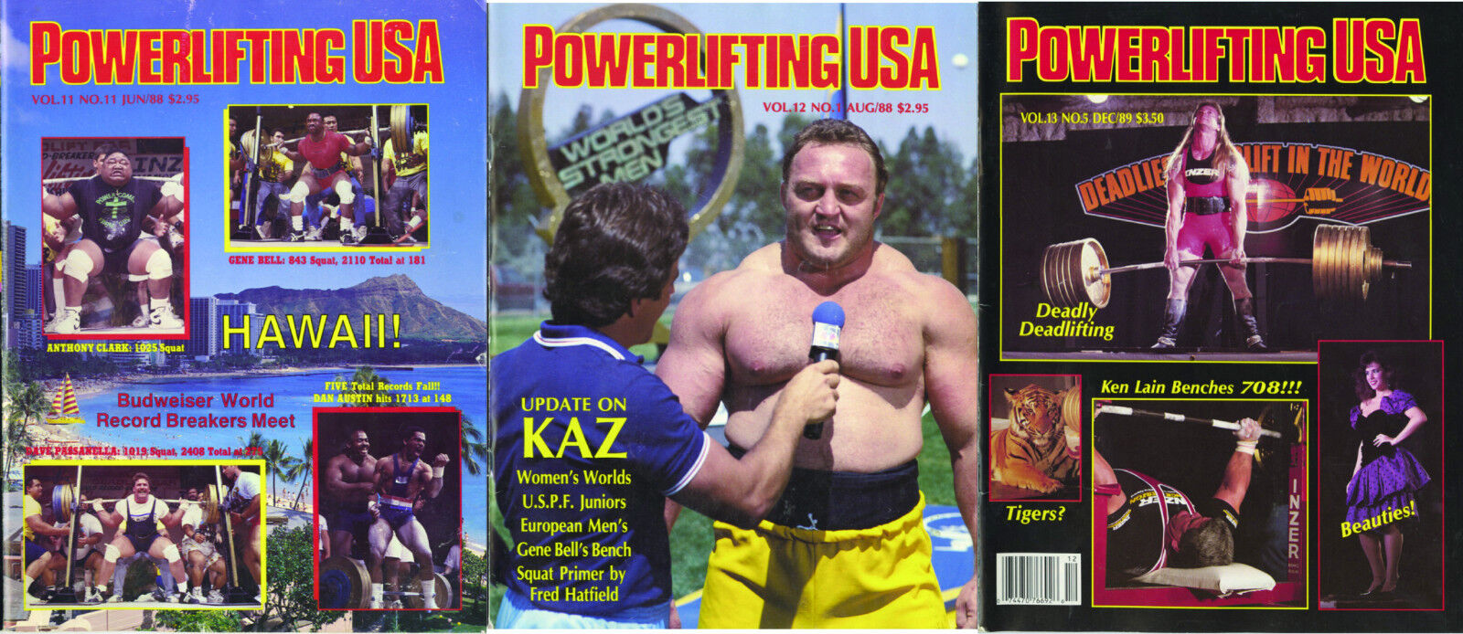 Powerlifting USA Magazine - All the 1980\'s Digital PDF files - 119 Issues