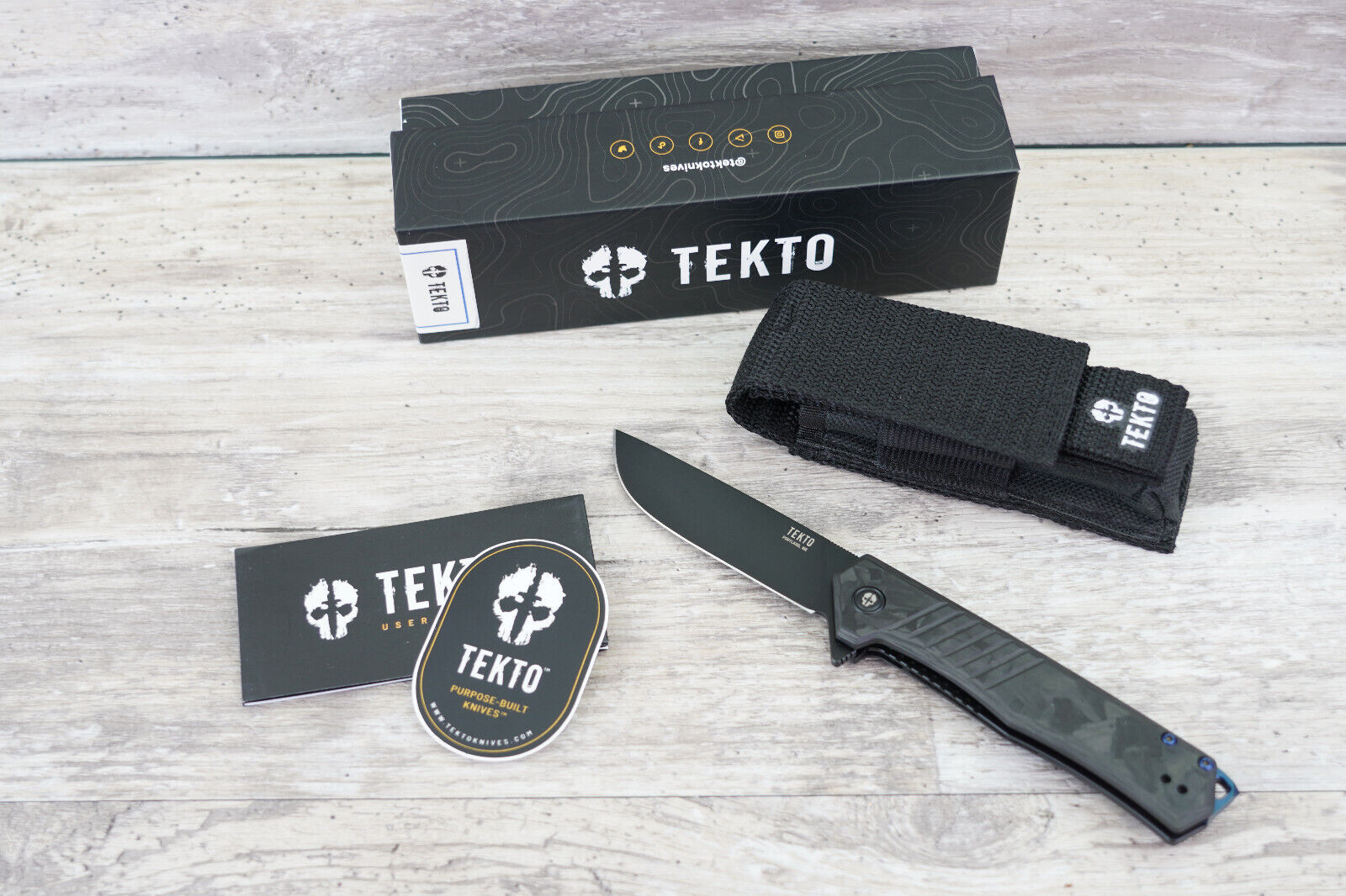 Tekto Knives F1 Alpha Liner Folding Knife 3.13\