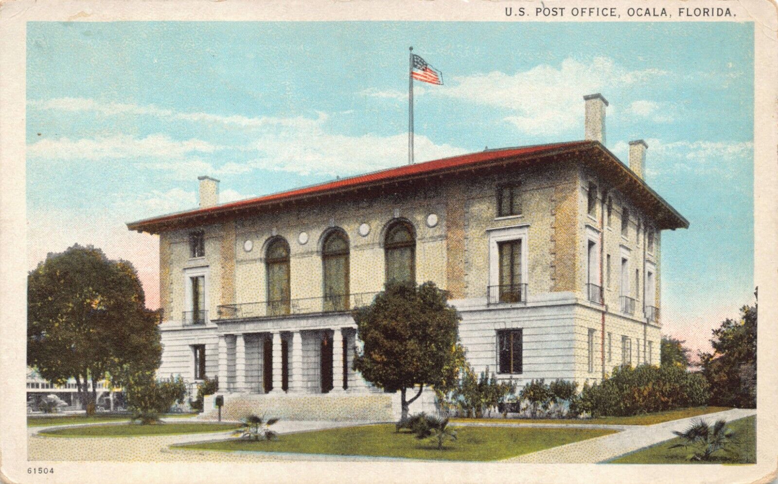 FL~FLORIDA~OCALA~POST OFFICE~MAILED 1926