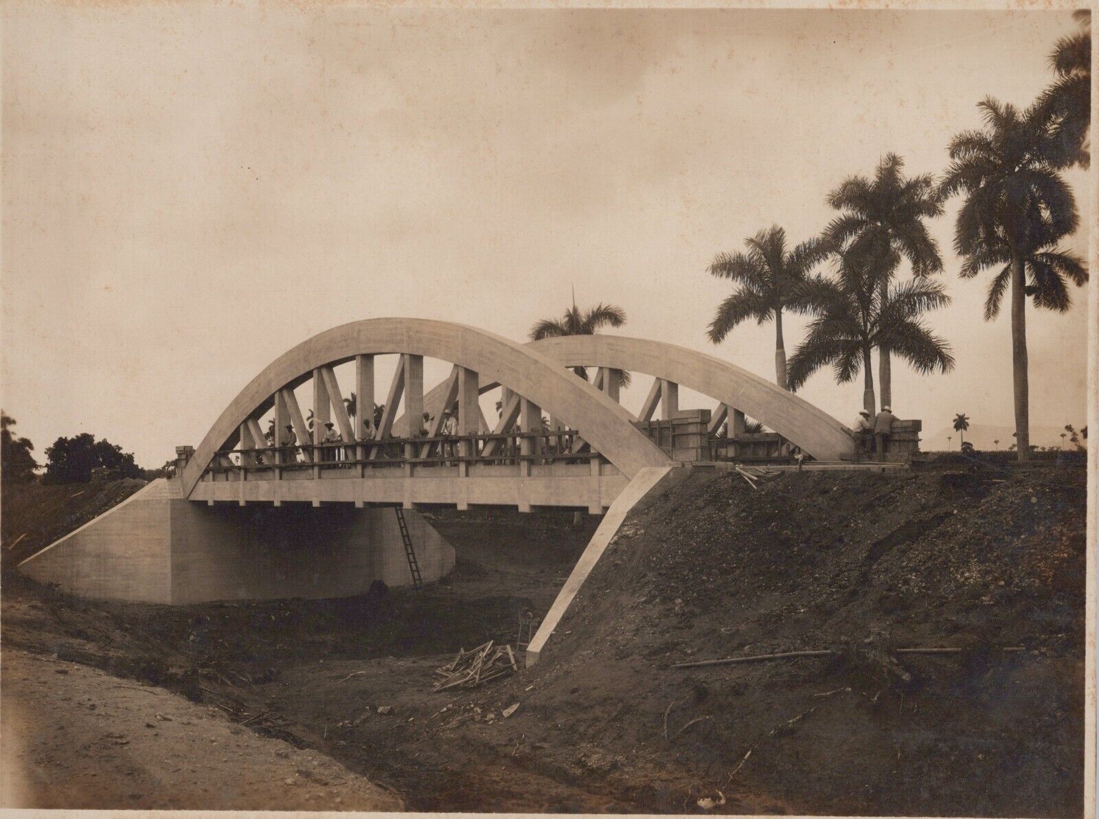 CUBA CUBAN CARRETERA CENTRAL ROAD BRIDGE PINAR HAVANA ORIG 1930s PHOTO 136