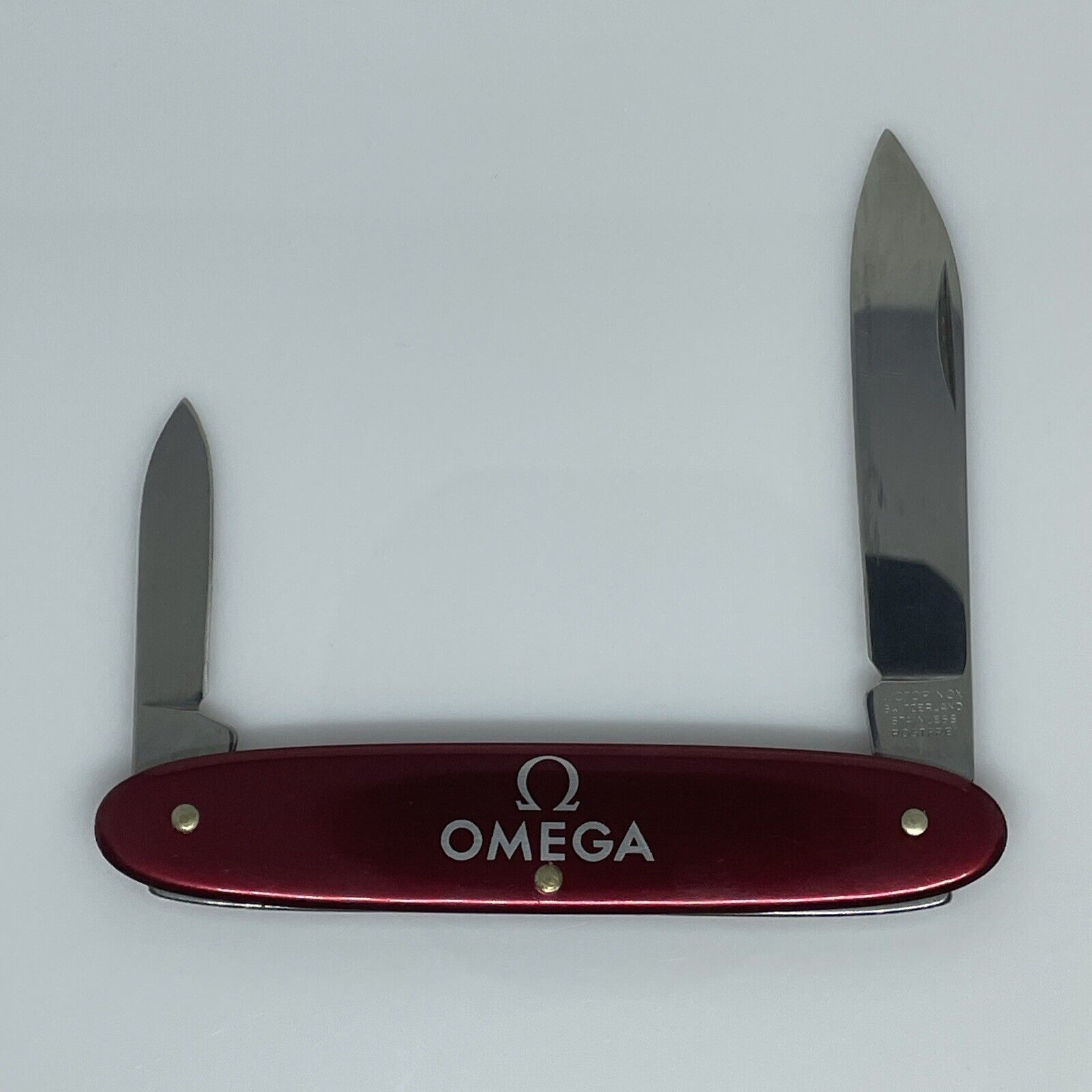 Vintage Watch Makers Knife Omega Swiss Army Victorinox Stainless with Case