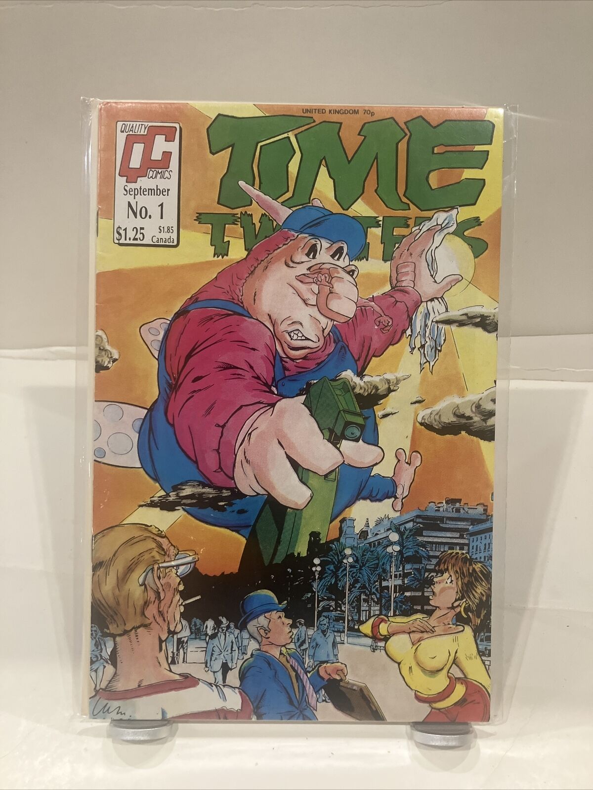 TIME TWISTERS #1 UNDERGROUND COMIC BOOK ~ Quality Comics ~