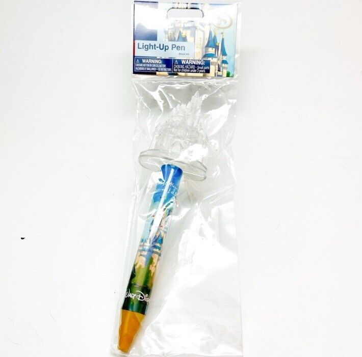 Walt Disney World Most Magical Place on Earth Light Up LED Ballpoint Pen NWT