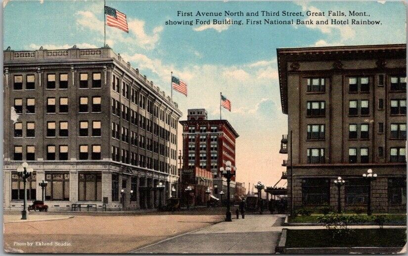 1910s Great Falls, Montana Postcard \