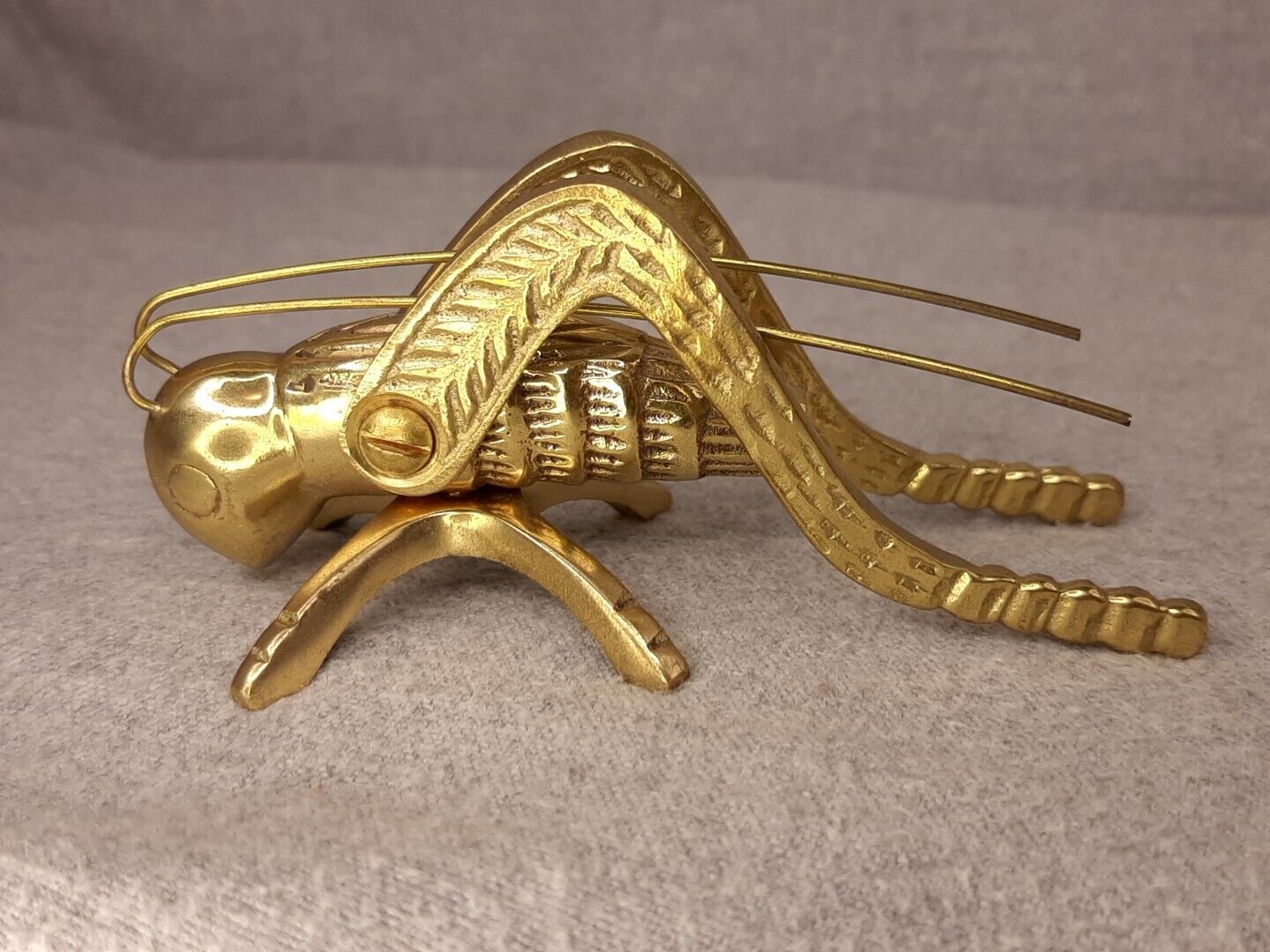 Brass Paperweight Cricket Figurine Brass Grasshopper 4\