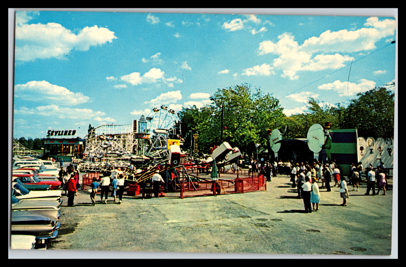 Vintage Postcards Roseland Park, Canandaigua Lake, N.Y. Amusement Park Unp