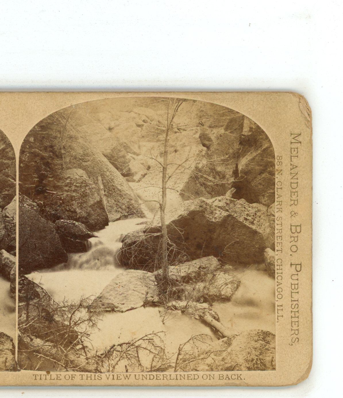 Black Hills Mining & Sioux Indian Country Melander Stereoview