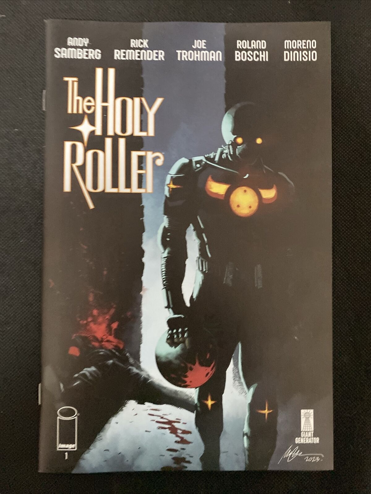 HOLY ROLLER #1 (Image 2023) Rick Remender, Andy Samberg * Albuquerque 1:50 ratio