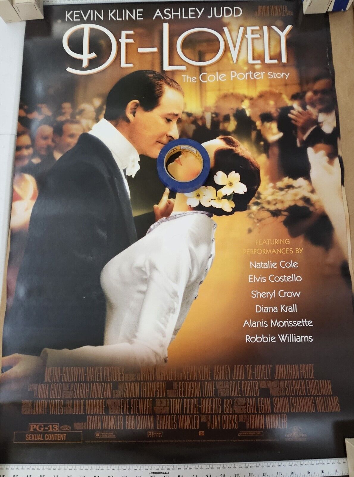 Kevin Kline And Ashley  Judd IN DE Lovey DVD promotional Movie poster