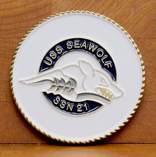 USS Seawolf (SSN-21) Submarine Challenge Coin 