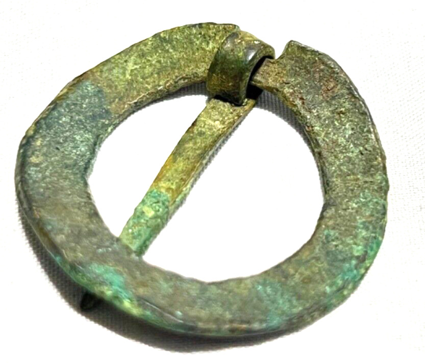 Ancient Viking era annular brooch #1 complete excavated original