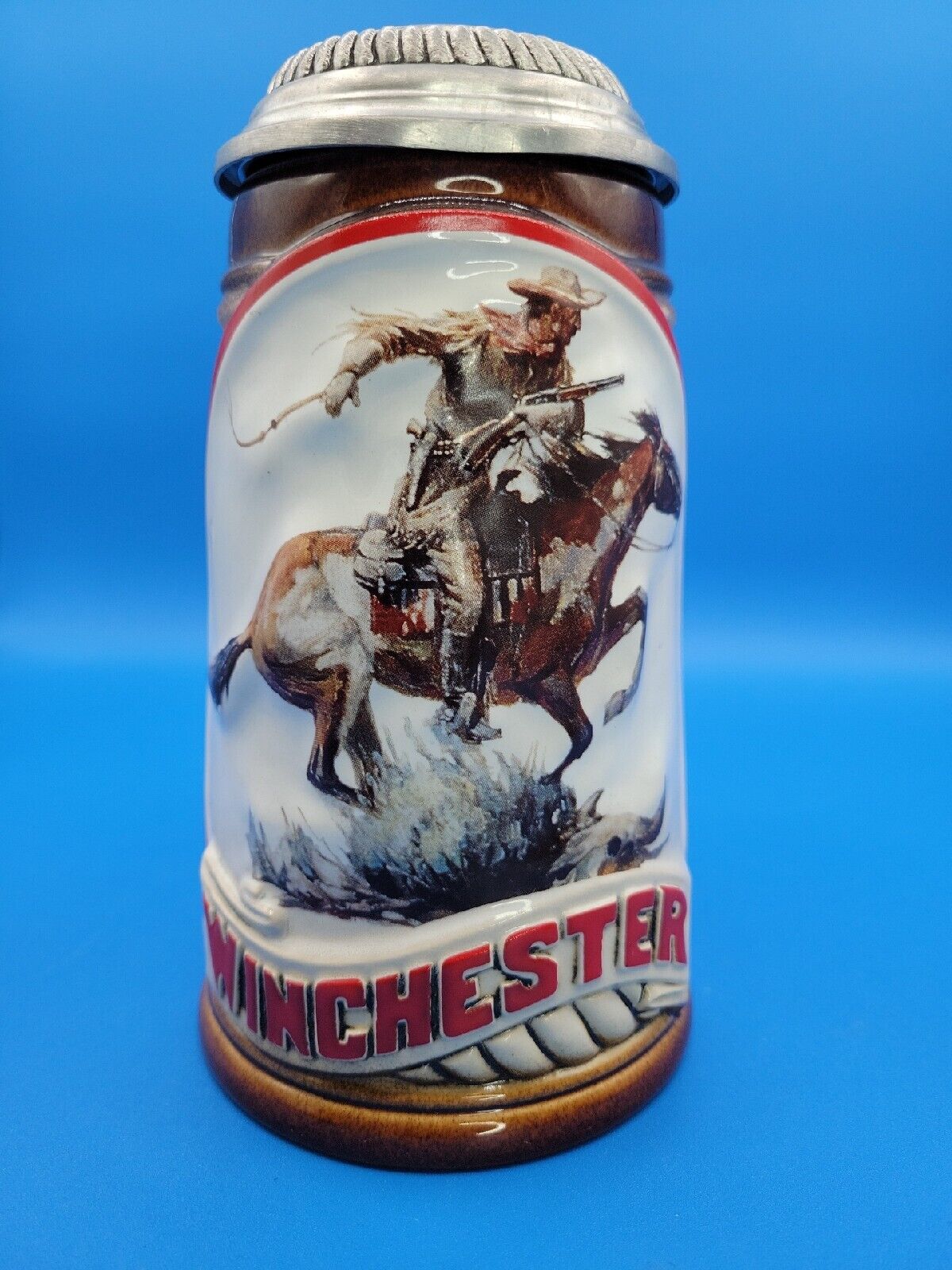Anheuser Busch The Official Winchester Collectible Stein 1993 Excellent Cond