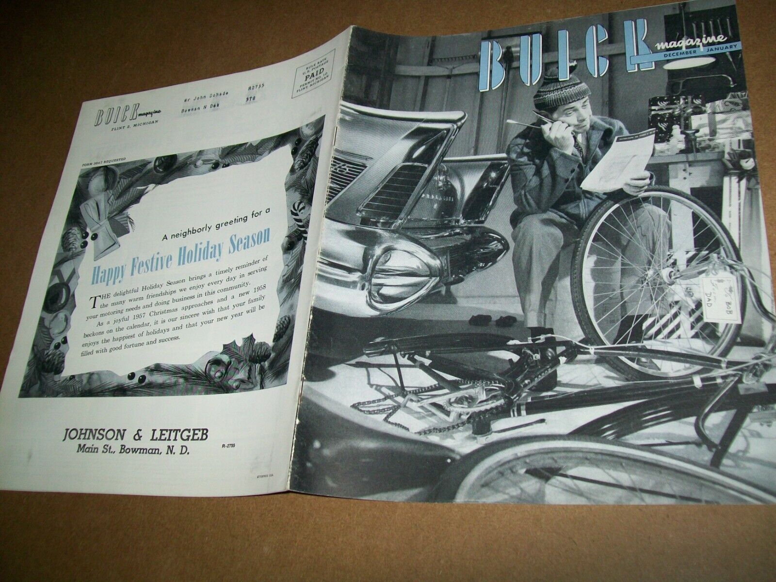 Dec. Jan 1957-58 Buick magazine - Very good