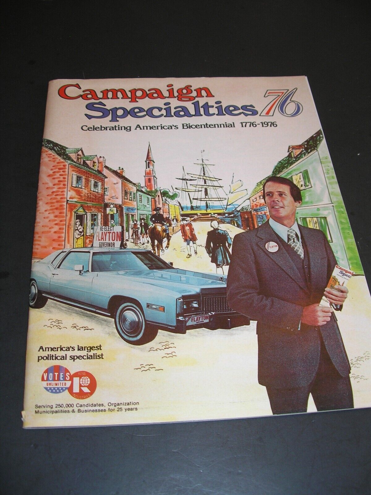 Vintage Votes Unlimited Campaign Catalog 1976 Super Rare