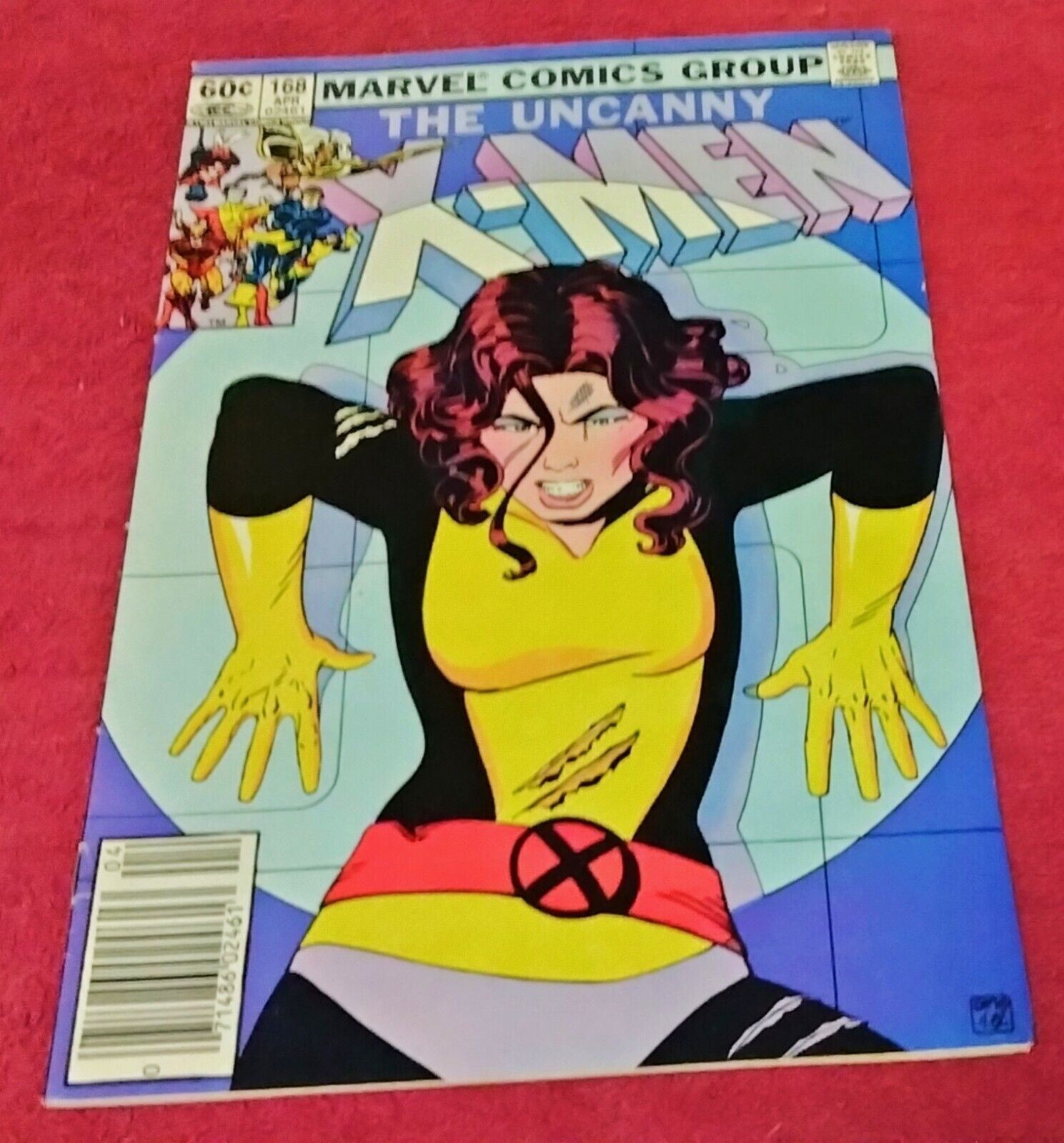 Uncanny X-Men Vol 1 #168 Newsstand 1st Appearance Madelyne Pryor Marvel 1983