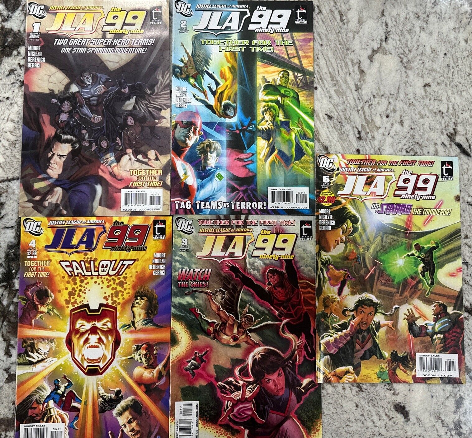 JLA the 99 #1,2,3,4,5 DC Comics