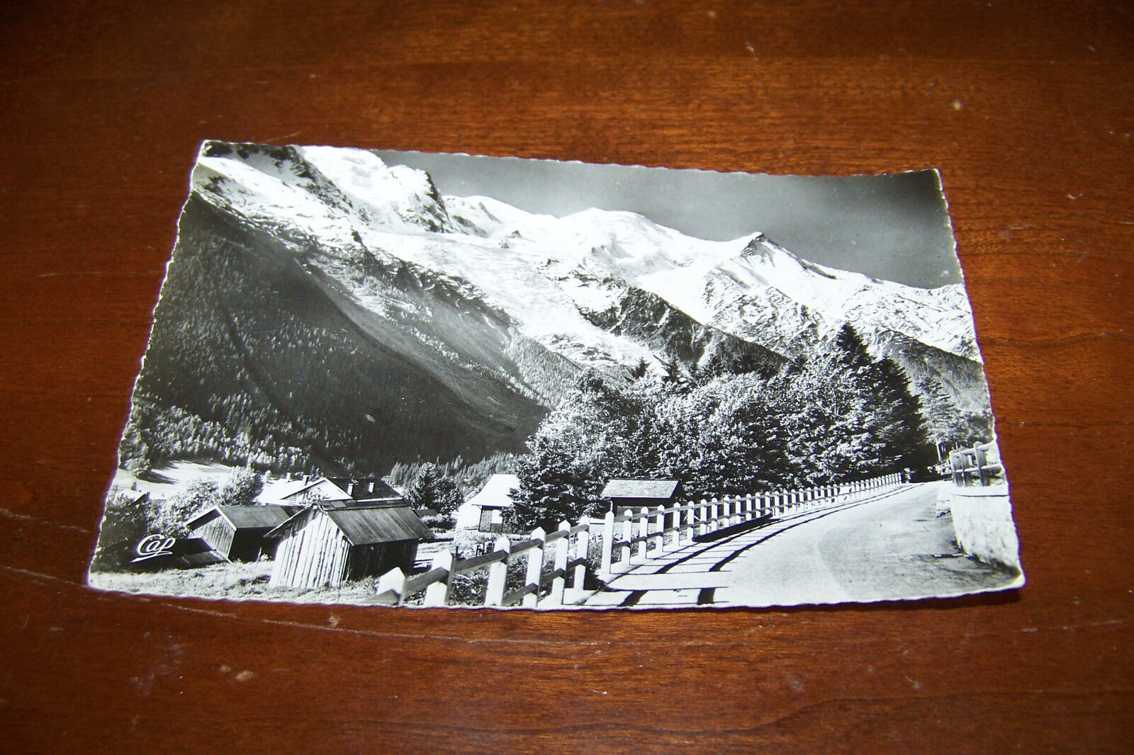 Rare Vintage RPPC Real Photo Postcard A2 France Mont Blanc Chamonix Mountain