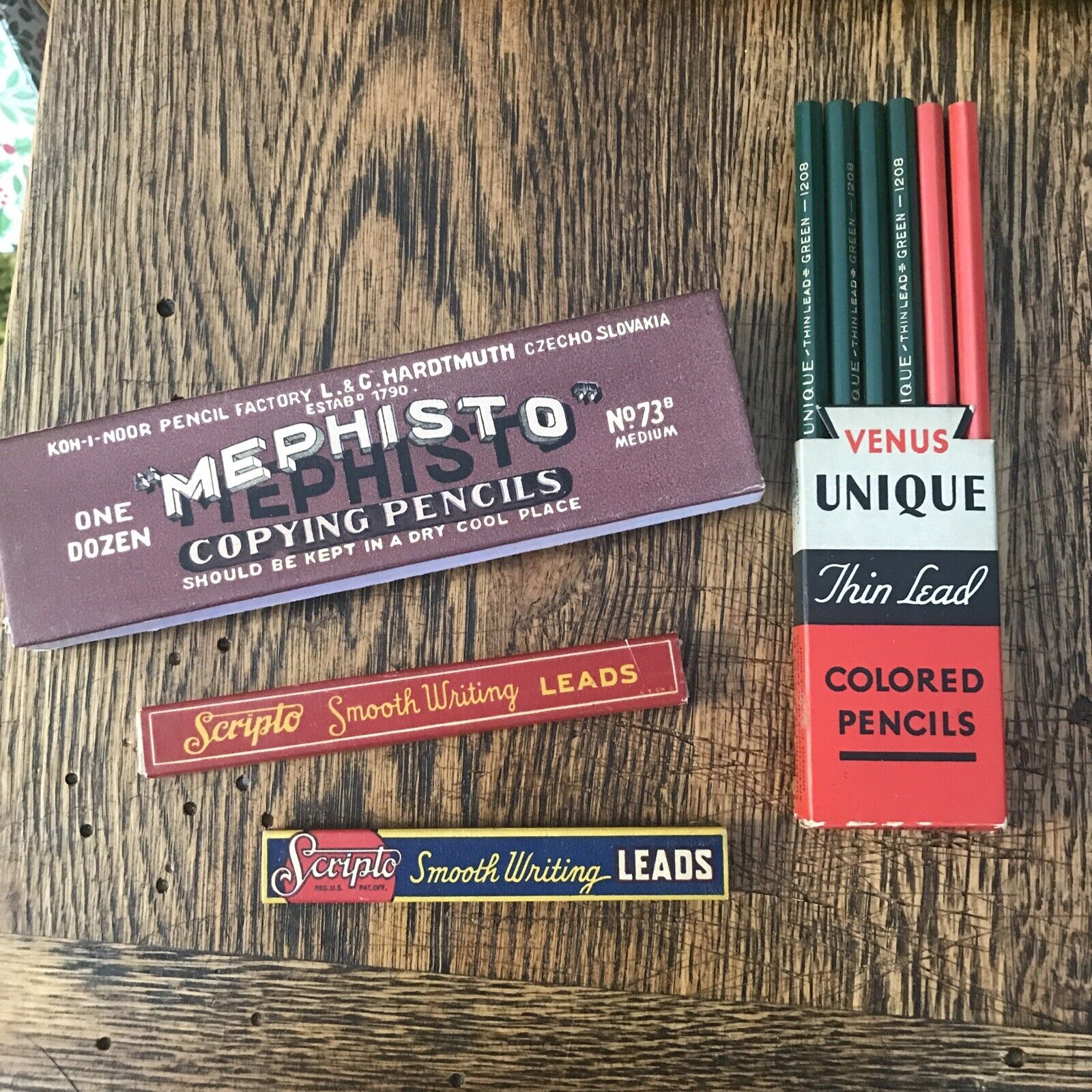 Vintage MEPHISTO Pencils 73B Venus Unique Scripto Lead Whole Lot