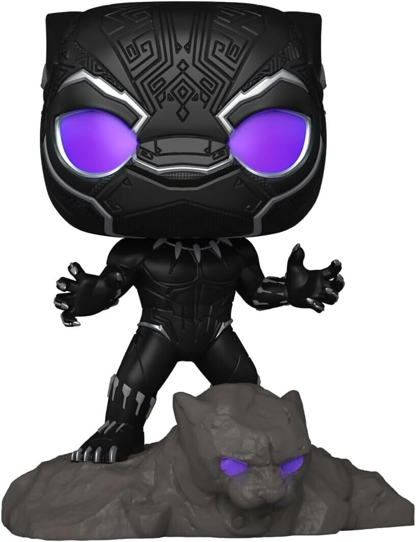 Funko Pop Marvel - Black Panther Light & Sound Exclusive Collectibles - Used