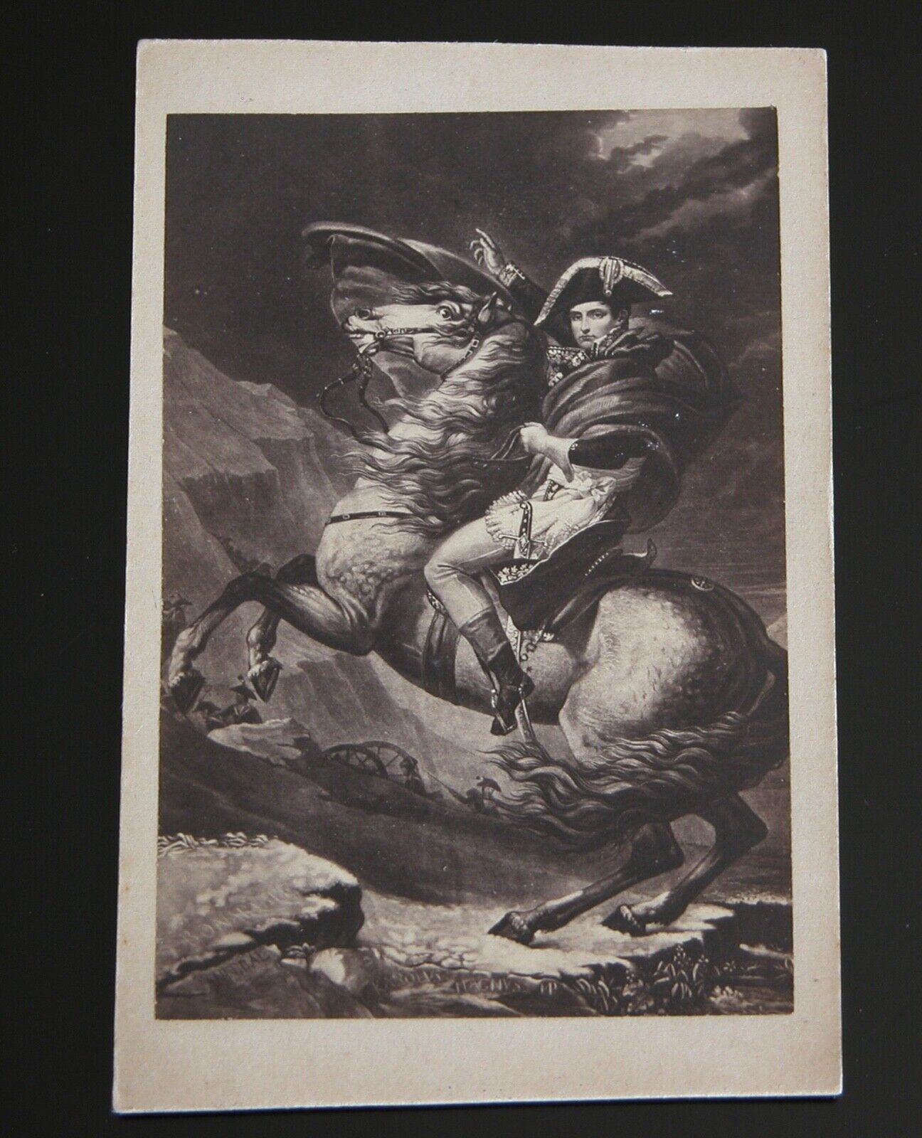 Napoleon Crossing the Alps Gustav Schauer CDV Albumen Print Portrait c.1890s