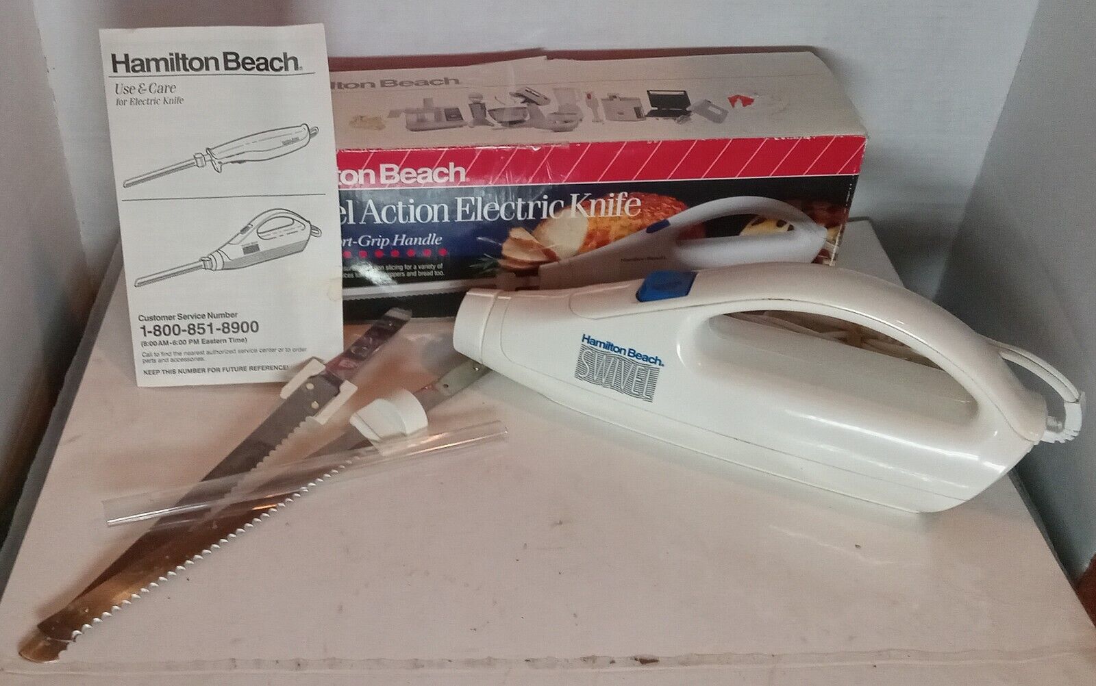 Vintage Moulinex (Electric Knife) Model 246 with Box and Instructions Tested