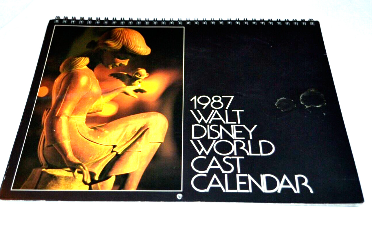 1987 Walt Disney World Cast Calendar Amazing Photos VHTF